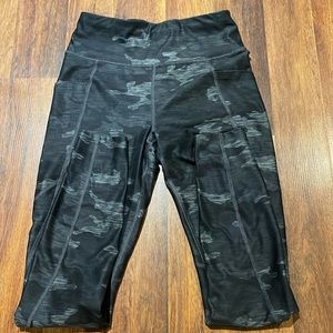 Full legged leggings, black